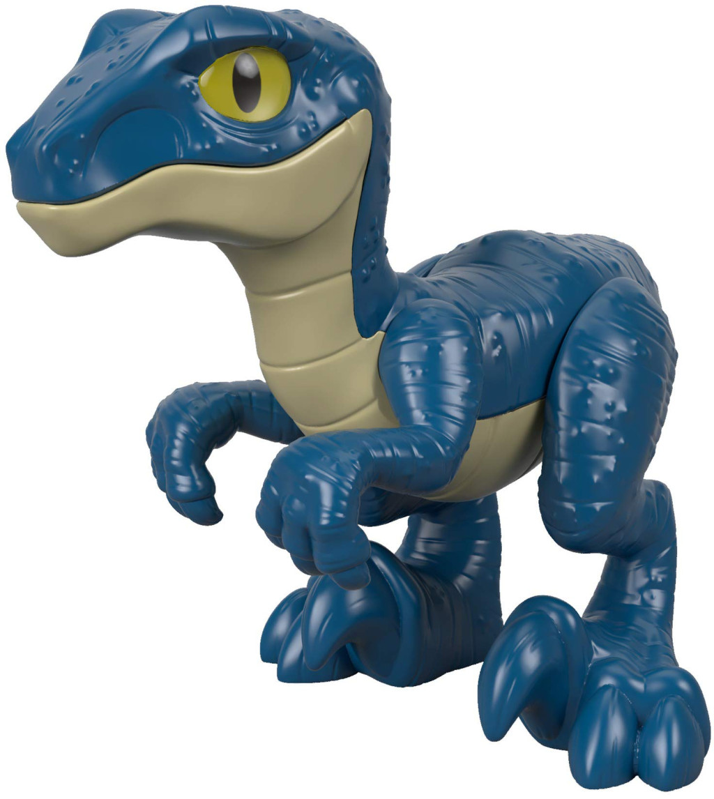 Imaginext: Jurassic World játékfigura - Raptor (kék)