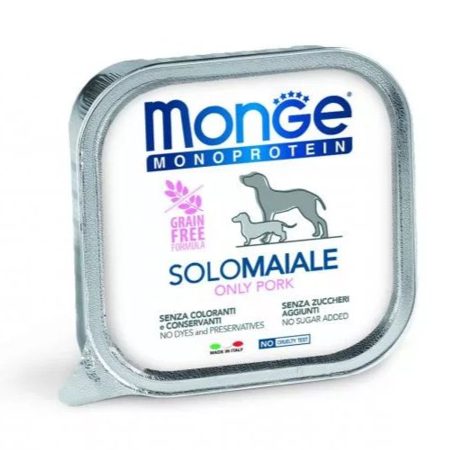 Monge Dog Monoprotein Paté 100% Sertés 12x150g