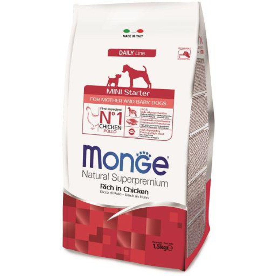 Monge Mini Starter Csirke 2x15kg kutyatáp