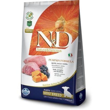 N&D Dog Grain Free bárány&áfonya sütőtökkel puppy mini 2