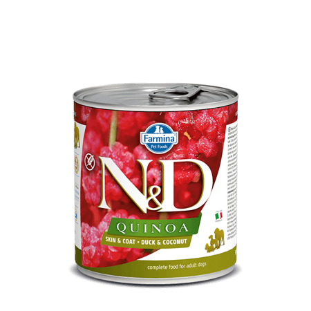 N&D Dog Quinoa konzerv kacsa&kókusz 6x285g