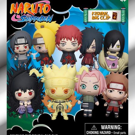 Naruto 6 figura kulcstartós meglepetéscsomag 6 cm-es - többféle