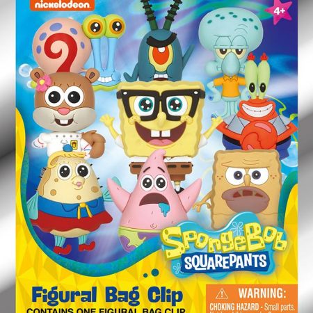 Nickelodeon: SpongyaBob figura kulcstartós meglepetéscsomag - többféle
