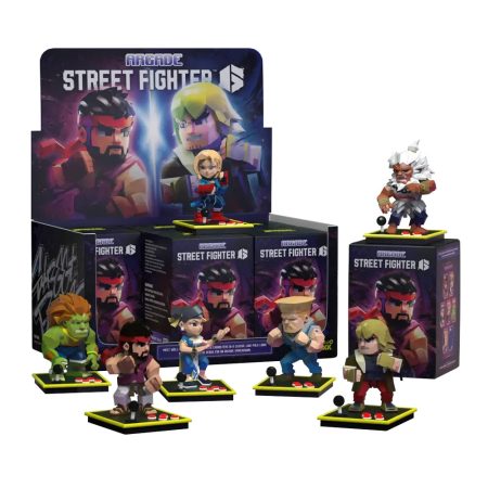 Arcade: Capcom Street Fighter meglepetés játékfigura - többféle