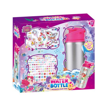 Csináld magad kulacs gyémánt matricákkal - sellő