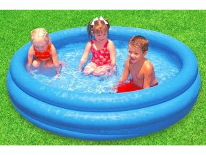 Intex: Háromgyűrűs medence 168 x 38 cm-es - kék