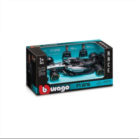 Bburago: F1 versenyautó - Mercedes-AMG Petronas F1 W16 Team Russel 1:43