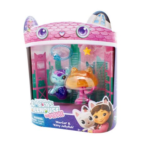 Gabi Babaháza: The Movie játékfigurák 2 db-os játékszett - MerCat & Kitty Jellyfish