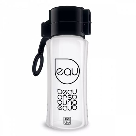 Ars Una BPA-mentes kulacs 450 ml-es - átlátszó-fekete