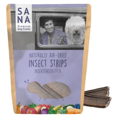 SANAdog Rovarcsíkok vadlazacolajjal 100g
