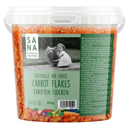 SANAdog Sárgarépapehely 800g