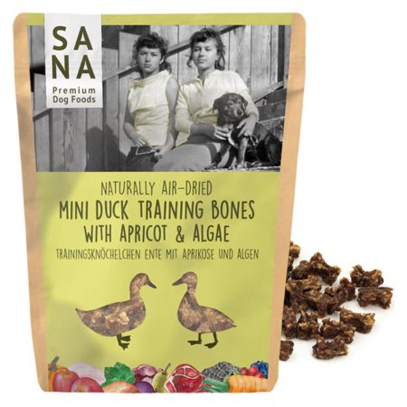 SANAdog Kacsás Tréning jutalomfalat sárgabarackkal és algával 1kg