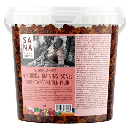 SANAdog Lóhúsos Tréning jutalomfalat 1kg