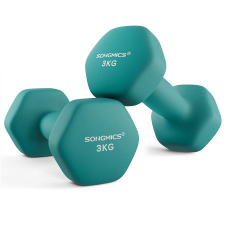 Kézi súlyzókészlet 2 x 3 kg neoprén borítással