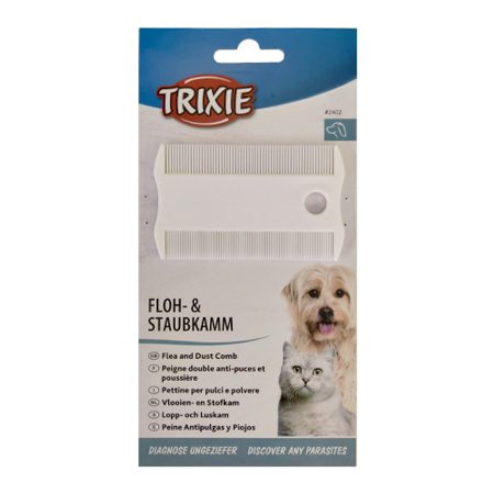 Trixie Fésű Műanyag 2 Oldalas Bolha És Tetű 9cm