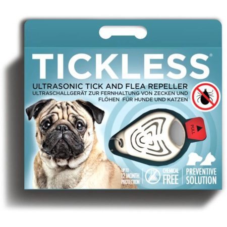 Tickless Pet - ultrahangos kullancs- és bolhariasztó kutyáknak bézs