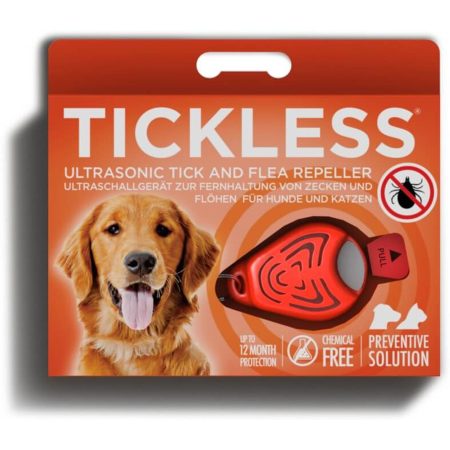 Tickless Pet - ultrahangos kullancs- és bolhariasztó kutyáknak narancs