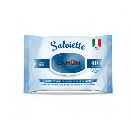 Camon Törlőkendő Talco 30x20cm 40 db-os