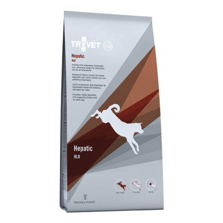 Trovet Hepatic /HLD Májkímélő diétás száraztáp kutyáknak 2x12