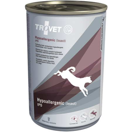 Trovet Hypoallergenic Insect&Potato Diet/IPD konzerv kutyáknak 6x400g