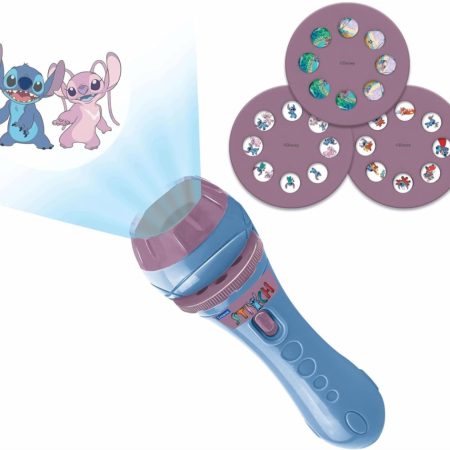 Disney Stitch zseblámpa és projektor 3 cserélhető dia koronggal