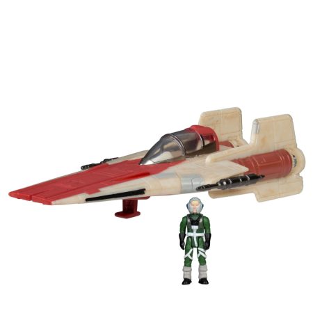 Star Wars: Micro Galaxy Squadron jármű figurával 8 cm-es - A-Wing