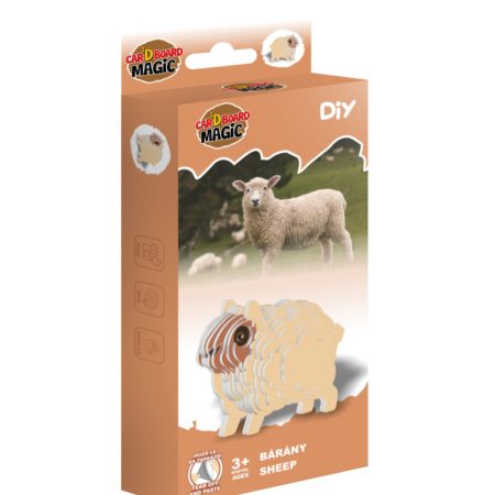 3D papírszobrászat – Bárány - csomagolássérült