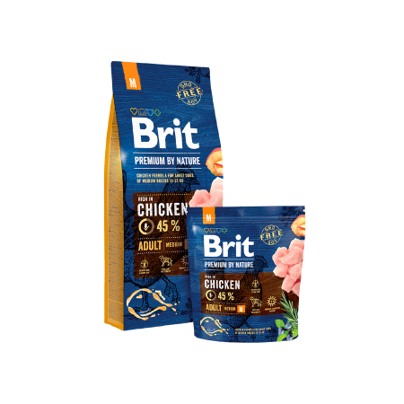 Brit Premium by Nature Adult Medium 2x15 kg