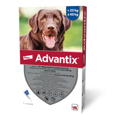 Advantix spot on 4 ml; 25-40 kg 1X