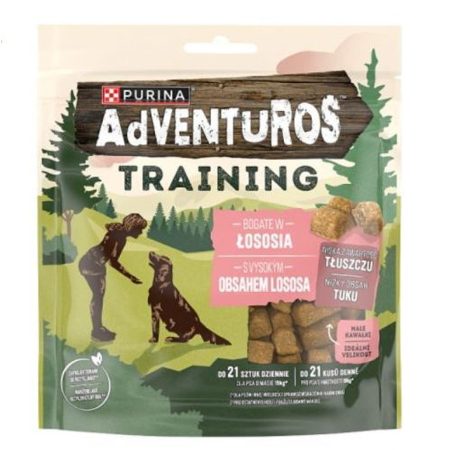 Adventuros Training Lazac ízű kutya jutalomfalat 115g