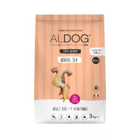 Aldog Nordic Sea Adult Medium Large Salmon 3 kg kutyatáp