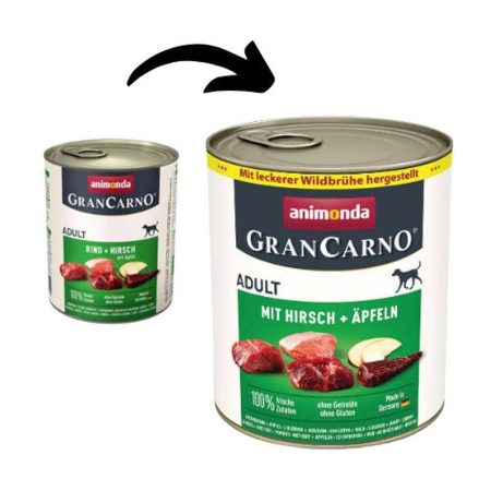 Animonda GranCarno Adult (szarvas + alma) 800g