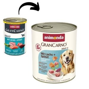 Animonda GranCarno Adult (lazac + spenót) 6x800g