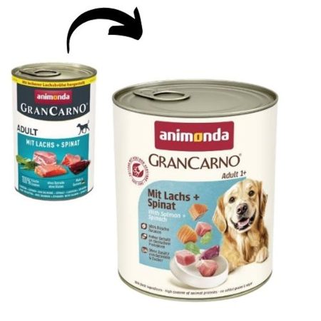 Animonda GranCarno Adult (lazac + spenót) 6x800g