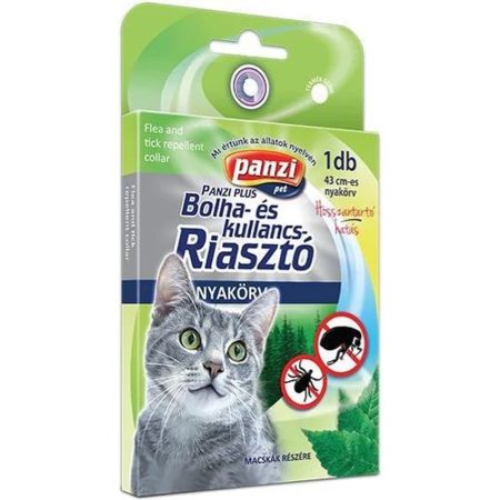 Panzi Bolha- és Kullancs riasztó nyakörv macska (43cm)