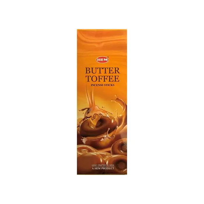 HEM Butter Toffee indiai füstölő – Vaj Karamella illatú (20 szál)