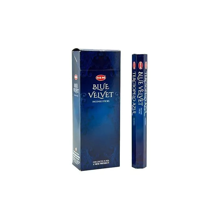 HEM Blue Velvet indiai füstölő – Kék Bársony (20 szál)