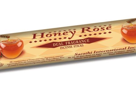 Tulasi Méz és Rózsa illatú füstölő – Honey Rose (20 szál)