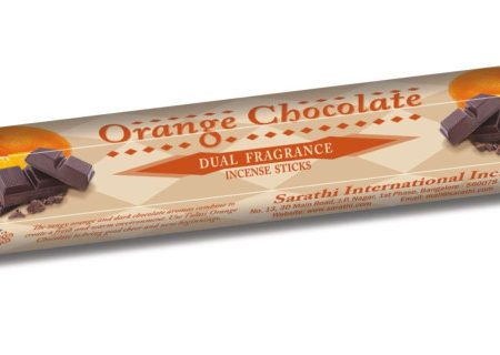 Tulasi Narancs és Csokoládé illatú füstölő – Orange Chocolate (20 szál)