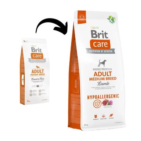 Brit Care Adult Medium Breed Lamb & Rice 2x12 kg kutyatáp