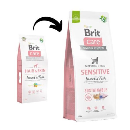 Brit Care Grain-free Adult Hair&Skin Insect&Fish 2x12kg