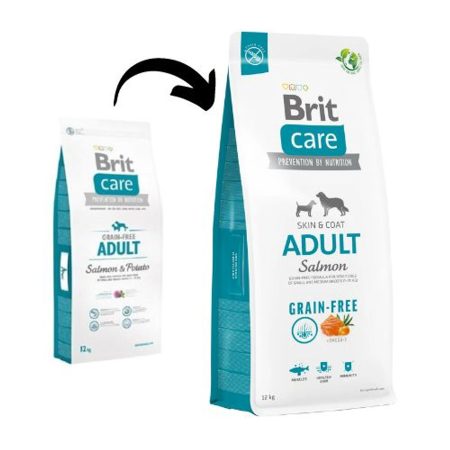 Brit Care Grain-free Adult Salmon & Potato 2x12 kg kutyatáp