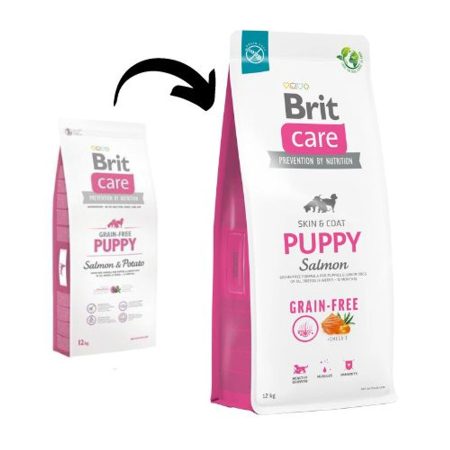 Brit Care Grain-free Puppy Salmon & Potato 2x12 kg kutyatáp