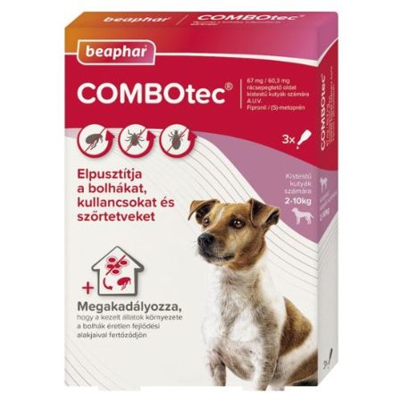 Beaphar Combotec Dog S 3x bolha- és kullancsirtó spot-on kutyáknak (2-10kg)