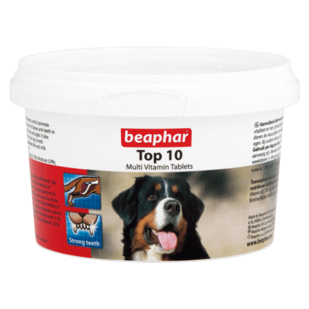 Beaphar Top10 Multivitamin tabletta kutyáknak 180db