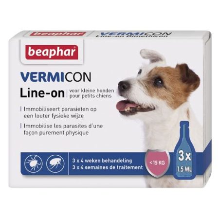 Beaphar Vermicon Line On Spot On kutyáknak (15kg alatt) 3x1
