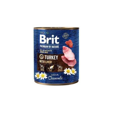 Brit Premium by Nature Turkey with Liver konzerv 6x400g
