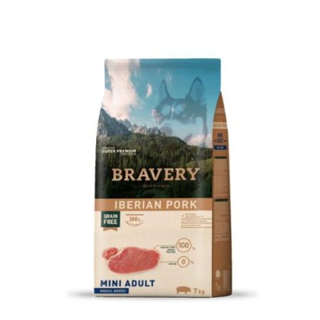 Bravery Iberian Pork Mini Adult Small Breeds 7 kg kutyatáp