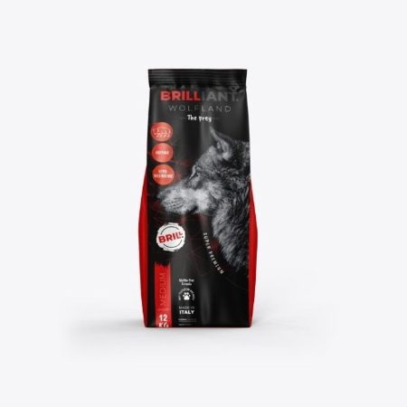 Brilliant Wolfland Buffalo bivaly és rizs hipoallergén medium&maxi 12kg