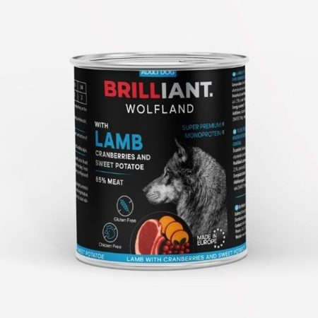 Brilliant Wolfland bárány vörösáfonyával és édesburgonyával 6x800g
